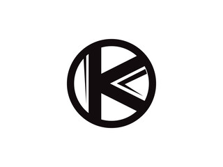 Letter K logo icon design template elements
