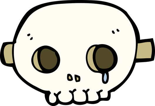 cartoon skull mask