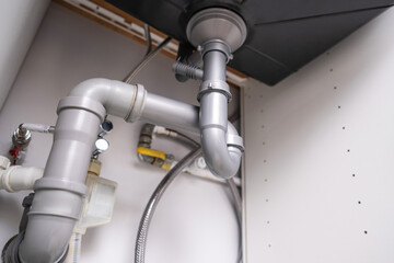 Sink Plumbing System Close Up - 751541289