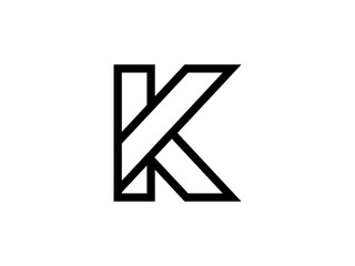 Letter K logo icon design template elements