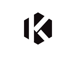 Letter K logo icon design template elements