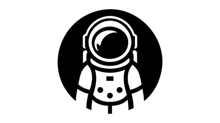 Astronaut Icon. vector illustration on white background