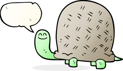 speech bubble cartoon tortoise