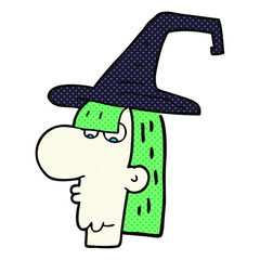 cartoon witch head