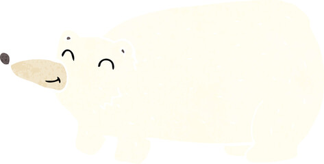 funny cartoon polar bear