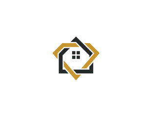 Fototapeta na wymiar Diamond Home Logo Concept icon sign symbol Element Design. Jewelry, Gem, Realtor, Jewellery, Mortgage, House, Real Estate Logotype. Vector illustration template