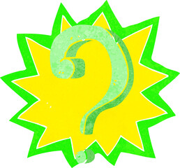 cartoon question mark