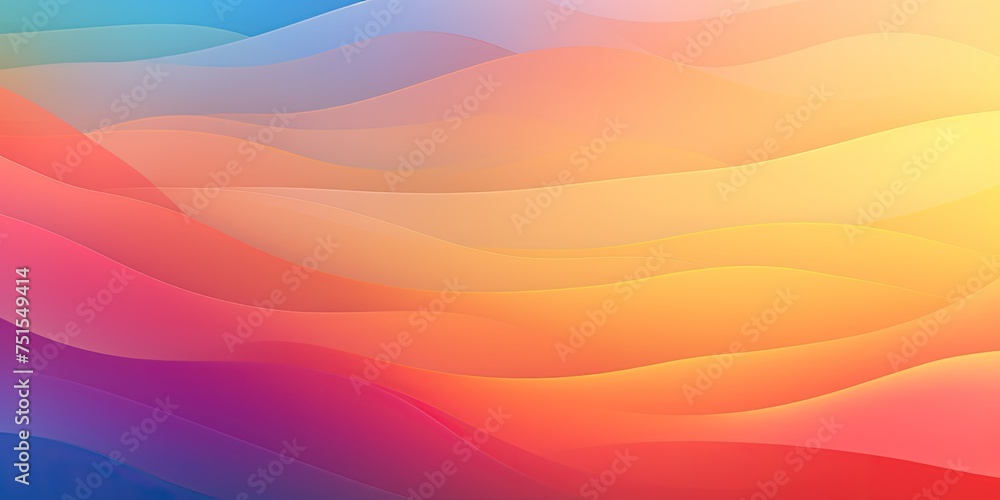 Poster multicolored gradient background