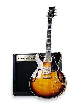 electric guitar and amplifier