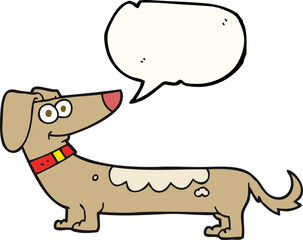 speech bubble cartoon dog