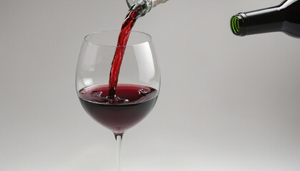 pouring red wine into glasses delicious wine