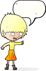 cartoon woman stressing out with speech bubble