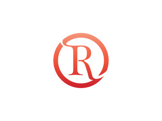 Fototapeta premium Letter R logo icon design template elements