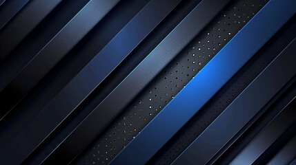 Black and Indigo with templates metal texture soft lines tech gradient abstract diagonal background
