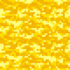 Trendy camouflage pattern for army. Proxy camouflage military pattern, golden texture for fashion design 