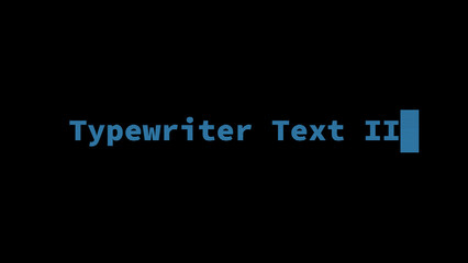 Typewriter Text II CRT Monitor Animated Text Effect - obrazy, fototapety, plakaty