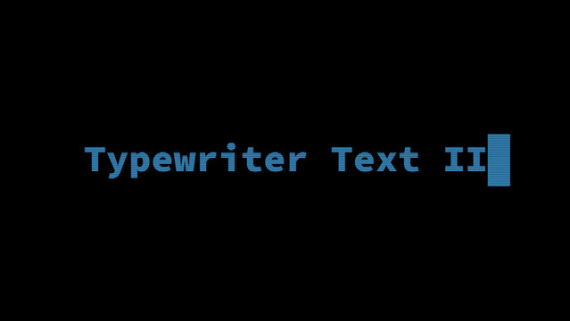 Typewriter Text II CRT Monitor Animated Text Effect