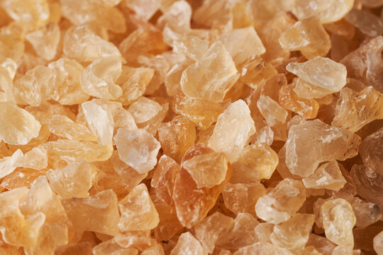 close up acacia or arabic gum texture food background