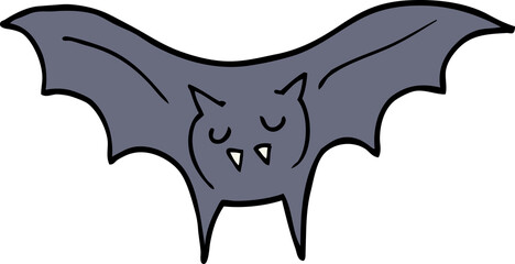 Obraz premium cartoon vampire bat