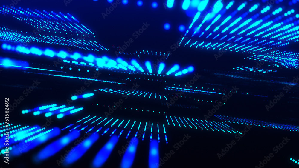 Poster abstract digital background. data flow information. digital communication concept. science technolog