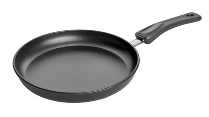 Frying Pan With Handle, Transparent Background, Cut Out