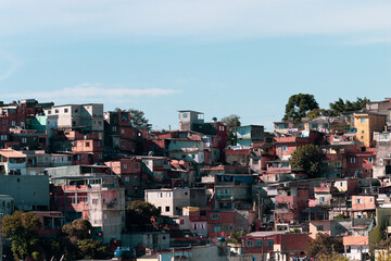 Obraz premium Bairro periférico da zona sul - São Paulo - Brasil. 19 de julho de 2021.