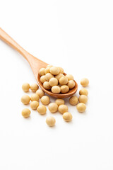 白背景に大豆