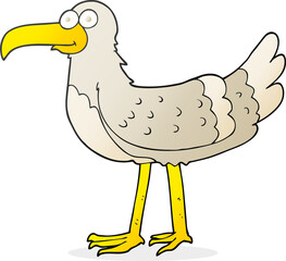 cartoon seagull