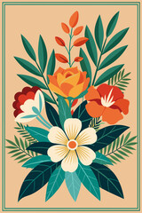 Minimalist Floral Vector: Perfect for all your creative projects