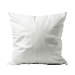 A white pillow with a white cover Isolated on transparent background, PNG