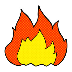 cartoon fire
