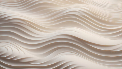patterned background abstract texture of white pastel matte waves. decor and design - obrazy, fototapety, plakaty