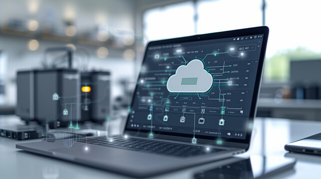 Visualization data technology theme, great design abstract digital technology background. Dynamic background. Graphic pattern. 3d trendy generative AI