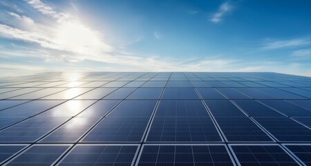  Solar panels harnessing the power of the sun
