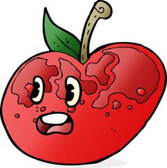 cartoon apple