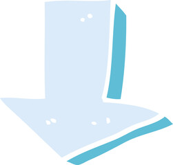 cartoon doodle arrow pointing direction