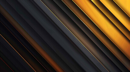 Obraz premium Black to Amber with templates metal texture soft lines tech gradient abstract diagonal background