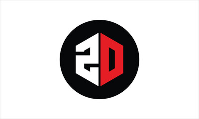 ZO initial letter polygon icon gaming logo design vector template. batman logo, sports logo, monogram, falcon, war game, symbol, playing logo, abstract, fighting, typography, icon, minimal, premier 