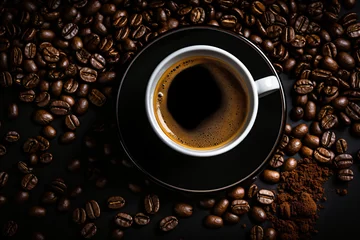 Selbstklebende Fototapeten cup of coffee © MDQDigital