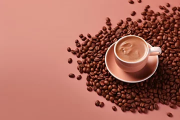 Rolgordijnen cup of coffee © MDQDigital
