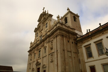 Fototapeta na wymiar Coimbra New Cathedral is currently bishopric co-seat of the city of Coimbra, in Portugal.