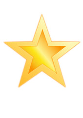 Obraz premium 3d golden star