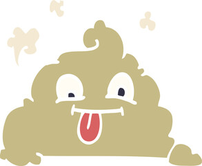 cartoon doodle poop