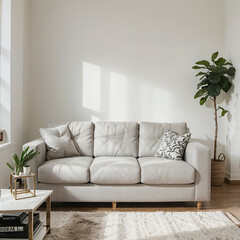 modern living room with interior design