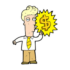 cartoon rich man