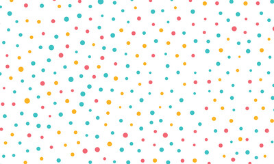 Colorful Polka Dots Background, Seamless colorful polka dot pastel color pattern, Geometry pattern for fabric. Textile background, dot background, Polka background	