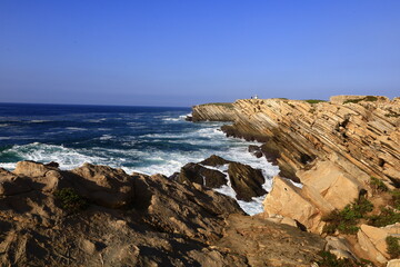 Fototapeta na wymiar Baleal is a small island located 3 kilometres north of Peniche, in the Oeste region of Portugal