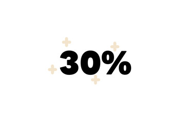 30%, thirty percent, discount, promotion, sale, clearance, shine, stars, more