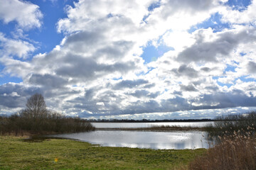 Beetzsee mit Hochwasser in Radewege im Havelland