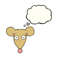 thought bubble cartoon mouse
